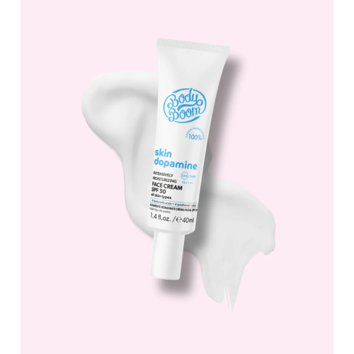 Bodyboom - *Skin Dopamine* - Creme facial SPF50 PA ++++ Hyaluronic acid + Pantenol + Aloe