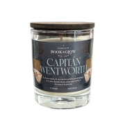 Book and Glow - *Austen* - Vela de soja vegana - Capitán Wentworth