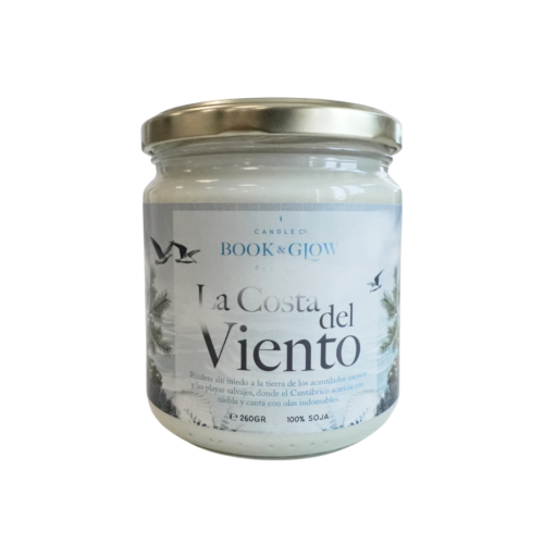 Book and Glow - *Mundos Extraordinarios* - Vela de Soja - La Costa del Viento