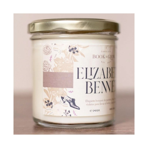 Book and Glow - *Mundos Notáveis* - Vegan Soy Candle - Elizabeth Bennet
