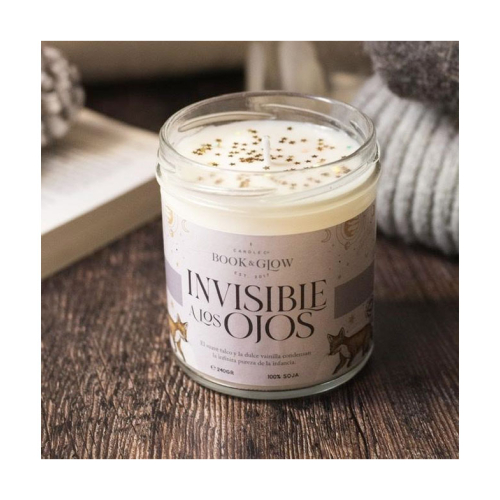 Book and Glow - *Mundos Notáveis* - Vegan Soy Candle - Invisible to the Eyes