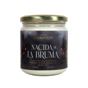 Book and Glow - *Mundos Notáveis* - Vegan Soy Candle - Nacida de la bruma