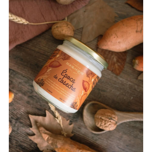 Book and Glow - *Perfect Moments* - Vela de Soja - Tempo de Colheita