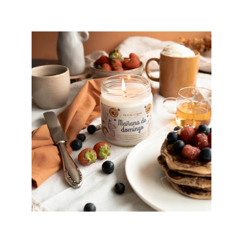 Book and Glow - *Perfect Moments* - Vela de Soja - Mañana de domingo