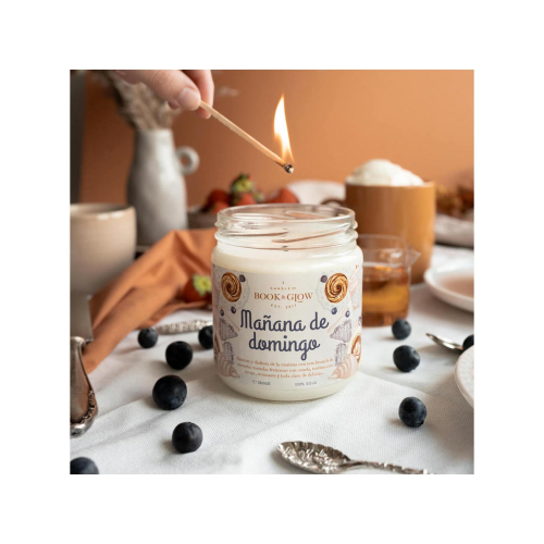 Book and Glow - *Perfect Moments* - Vela de Soja - Mañana de domingo