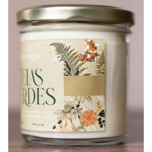 Book and Glow - *Mundos Extraordinarios* - Velas de Soja - Tejas verdes