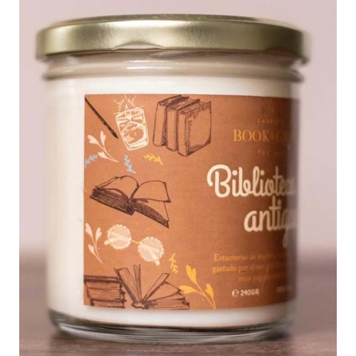 Book and Glow - *Perfect Moments* - Vela de Soja - Biblioteca antigua