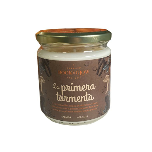 Book and Glow - *Perfect Moments* - Soy Candle - La primera tormenta