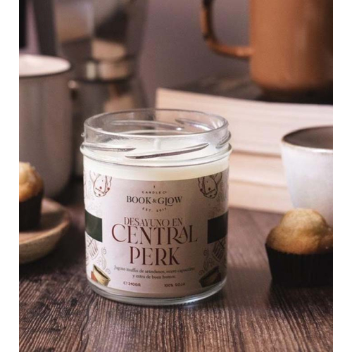 Book and Glow - *Mundos Extraordinarios* - Soy Candle - Desayuno en Central Perk