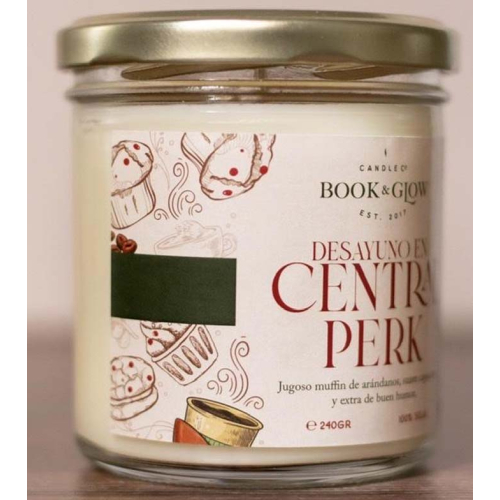 Book and Glow - *Mundos Extraordinarios* - Soy Candle - Desayuno en Central Perk