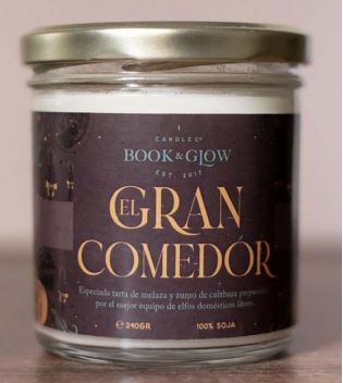 Book and Glow - *Mundos Extraordinarios* - Velas de soja - El Gran Comedor