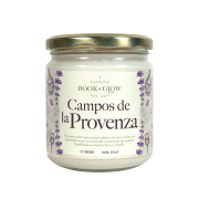 Book and Glow - *Wanderlust* - Velas de soja - Campos de la provenza