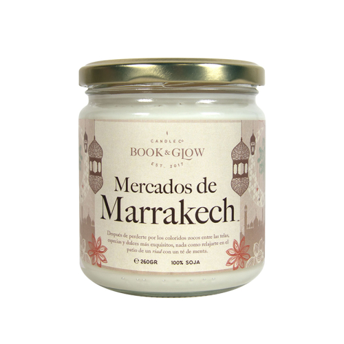 Book and Glow - *Wanderlust* - Soy Candle - Mercados de Marrakech