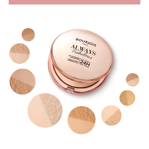 Bourjois - Base em pó Always Fabulous SPF20 - 115: Golden Ivory