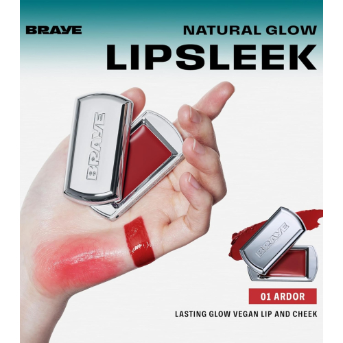 Braye - Bálsamo para Lábios e Bochechas Lipsleek - 01: Ardor