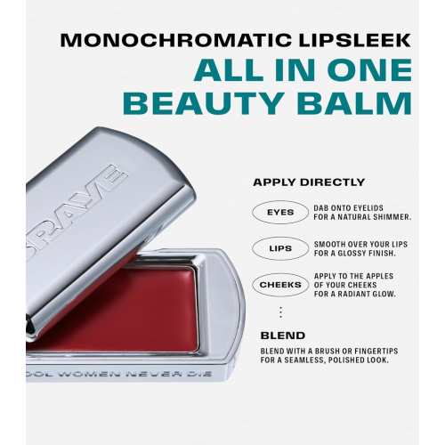 Braye - Bálsamo para Lábios e Bochechas Lipsleek - 01: Ardor