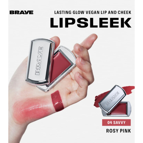 Braye - Bálsamo para Lábios e Bochechas Lipsleek - 04: Savy