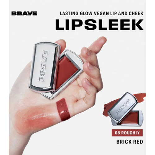Braye - Bálsamo para Lábios e Bochechas Lipsleek - 08: Roughly