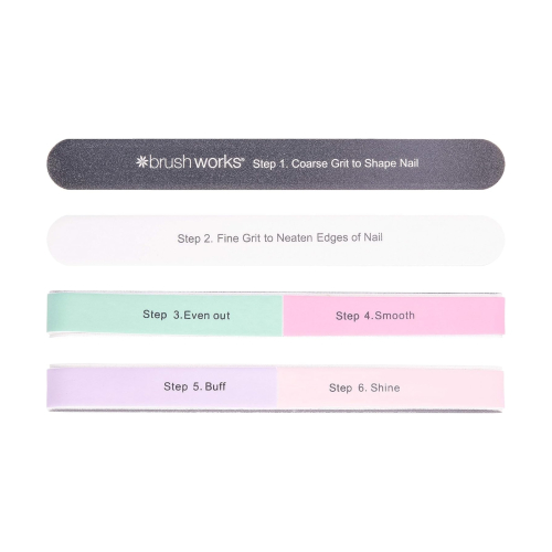 BrushWorks - Lima de Unhas 6 Way Shaoe & Shine Buffer