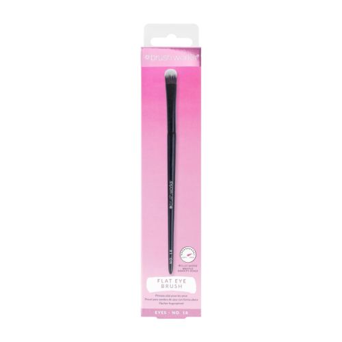 Brushworks - Pincel para Olhos Flat Eye - Nº 18