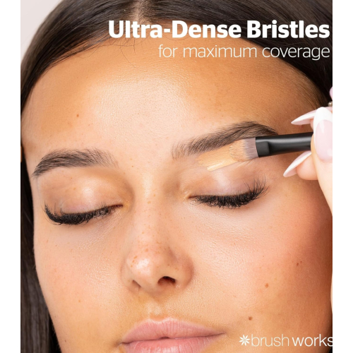 Brushworks - Pincel para Olhos Flat Eye - Nº 18