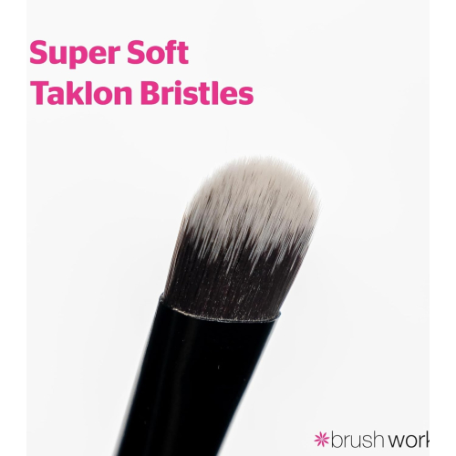 Brushworks - Pincel para Olhos Flat Eye - Nº 18