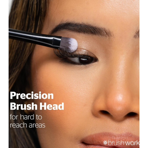 Brushworks - Pincel para Olhos Flat Eye - Nº 18