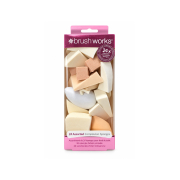 Brushworks - Conjunto de 24 esponjas de maquilhagem