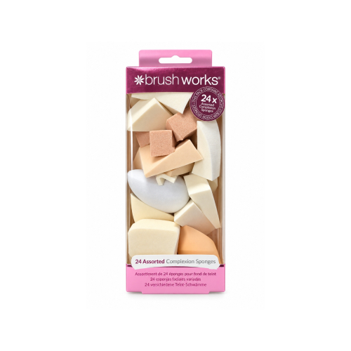 Brushworks - Conjunto de 24 esponjas de maquilhagem