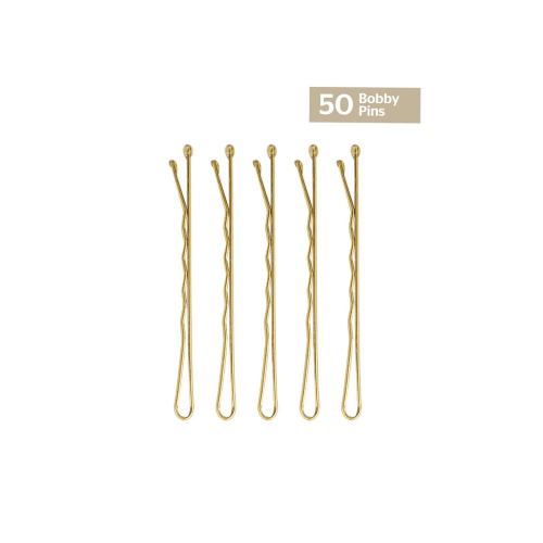 Brushworks - Conjunto de 50 Bobby Pins Bobby Pins - Louro
