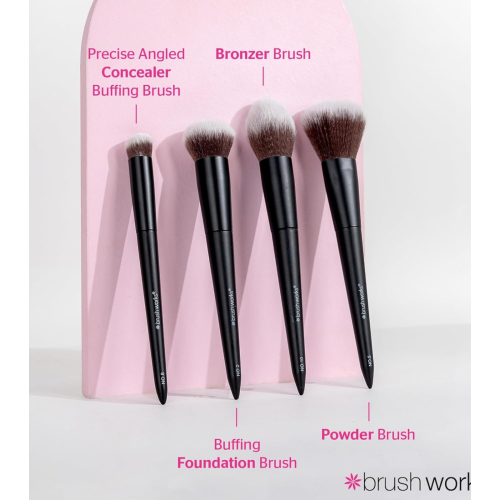 Brushworks - Conjunto de Pincéis Buff and Blend Face Set