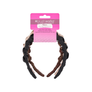 Brushworks - Conjunto de diademas Ribbon Zig Zag