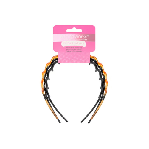 Brushworks - Conjunto de diademas Zig Zag