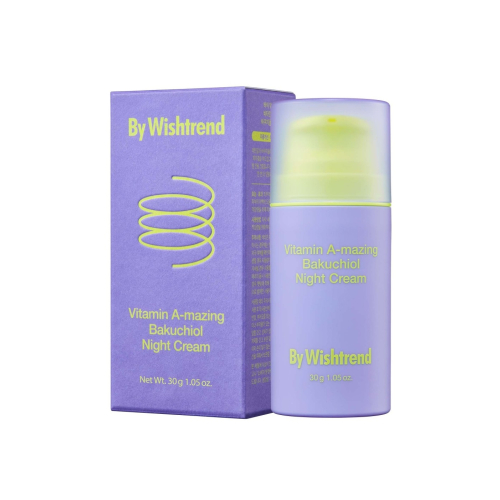 By Wishtrend - Creme facial noturno Vitamin A-mazing Bakuchiol - Pele madura