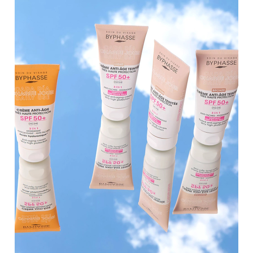Byphasse - Creme facial antienvelhecimento FPS 50+