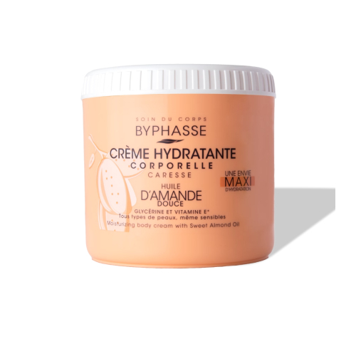 Byphasse - Creme hidratante corporal - Óleo de amêndoas doces
