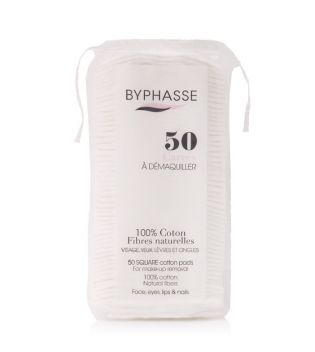 Byphasse - Discos de algodão quadrado - 50 units