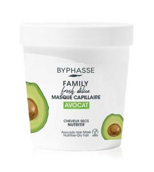 Byphasse - *Family fresh délice* - Máscara capilar - Abacate: cabelos secos