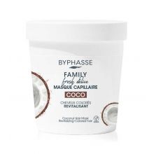 Byphasse - *Family fresh délice* - Máscara capilar - Coco: cabelos coloridos