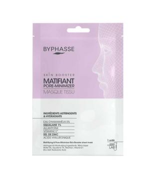 Byphasse - Máscara facial Skin Booster - Matificando e minimizando os poros