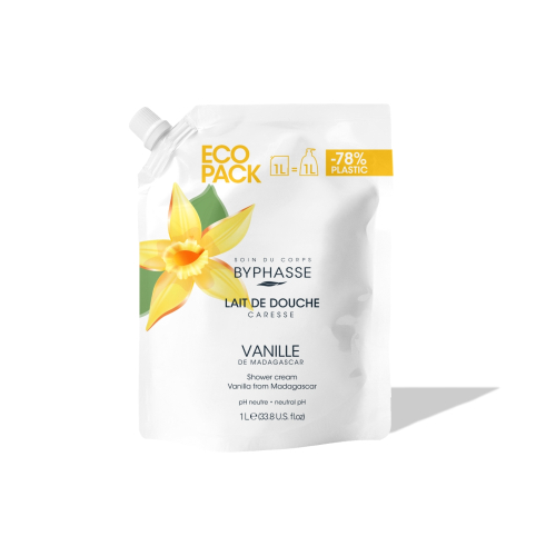 Byphasse - Refil de Gel de Banho Caresse - Flor de Baunilha