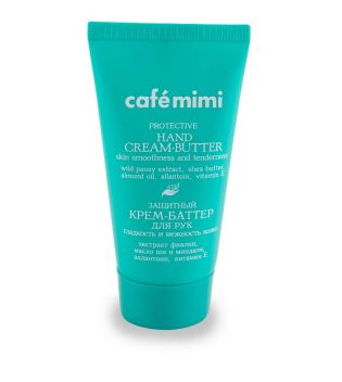 Café Mimi - Creme-manteiga para as mãos - Protetor para a pele lisa e delicada
