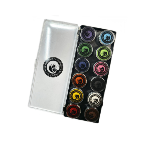 Cameleon - Paleta de maquiagem de 12 tons aquacolor