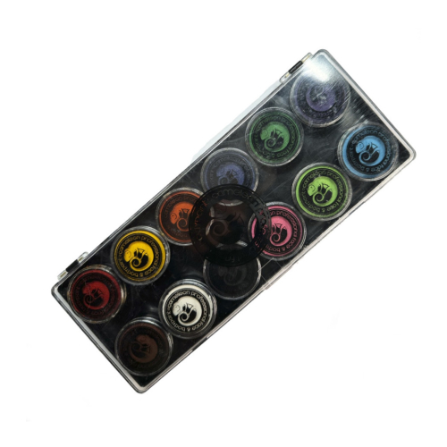 Cameleon - Paleta de maquiagem de 12 tons aquacolor