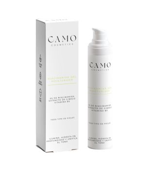 Camo Cosmetics - Gel facial hidratante, iluminador e unificador de tom