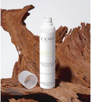Camo Cosmetics - Gel facial hidratante, iluminador e unificador de tom