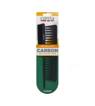 Cantu - Conjunto de 2 pentes Carbon Melt Resistant