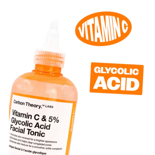 Carbon Theory - *SupaVIT-C* - Tônico facial com vitamina C e ácido glicólico 5%