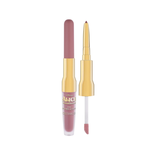 Catrice - *Alice in Wonderland* - Lápis labial e gloss 2 em 1 - 01: How Curious