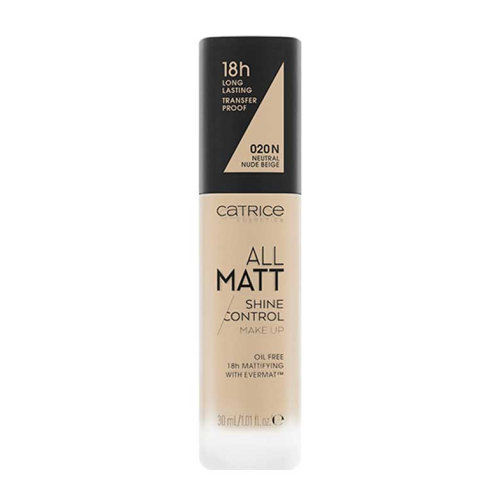 Catrice - Base All Matt Shine Control - 020N: Neutral Nude Beige